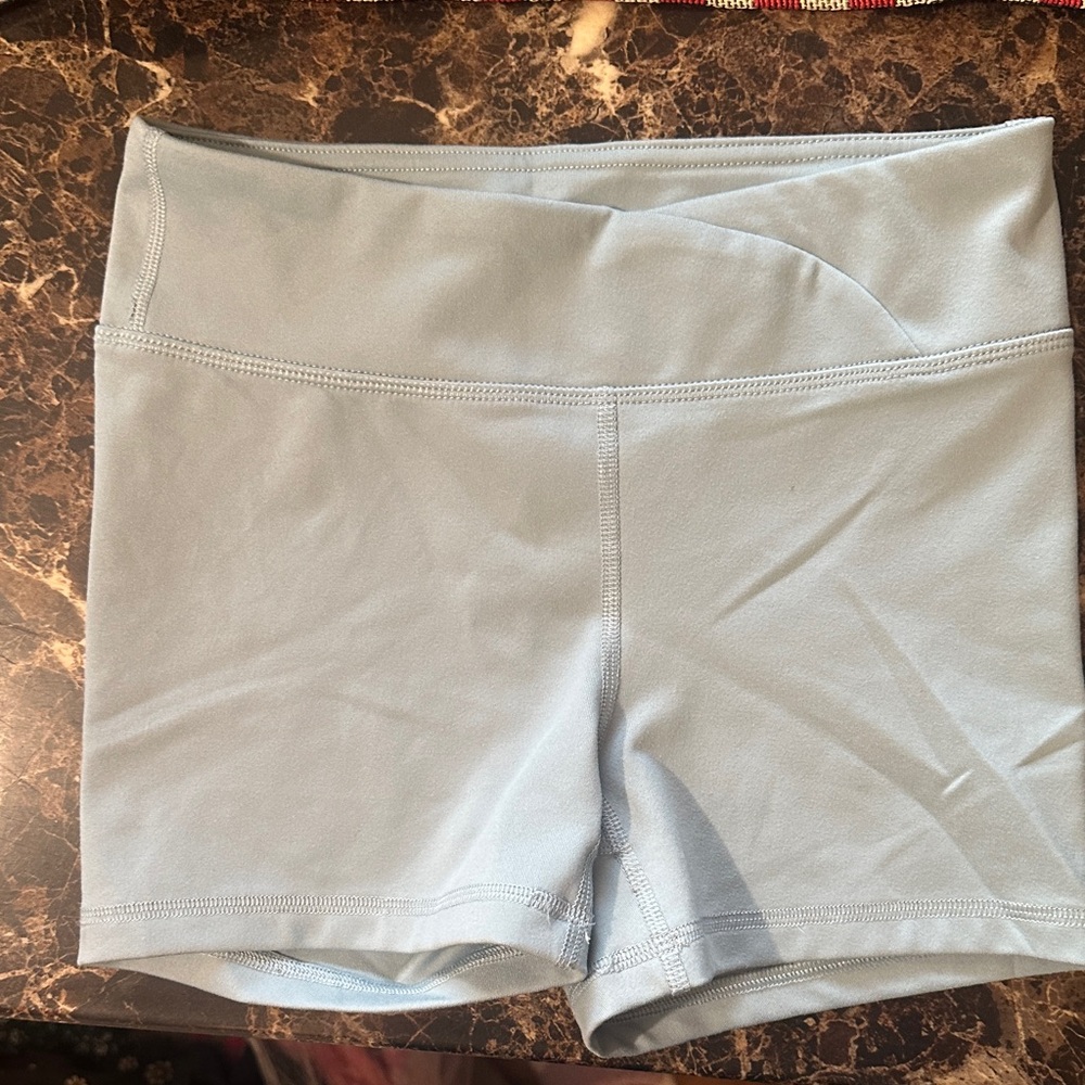 90 Degree By Reflex Girl’s Sky Blue Bike Shorts